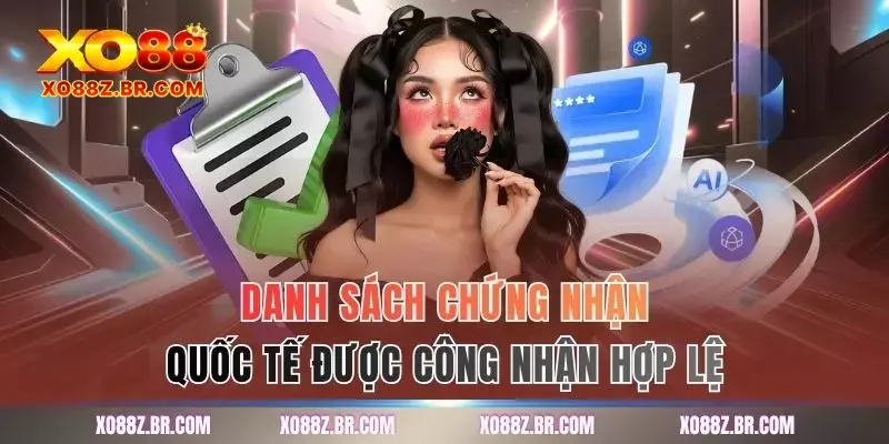 Danh sách chứng nhận quốc tế được công nhận hợp lệ